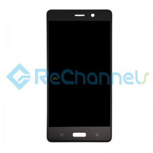For Nokia 8 LCD Screen and Digitizer Assembly Replacement - Black - With Logo - Grade S+