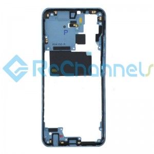 For Xiaomi Redmi Note 10S Middle Frame Replacement - Blue - Grade S+