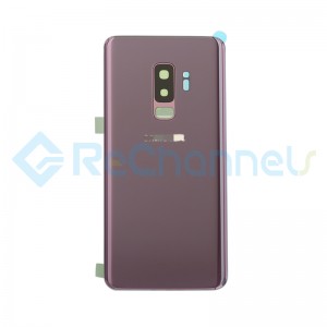 For Samsung Galaxy S9 Plus SM-G965 Battery Door With Adhesive Replacement - Lilac Purple - Grade S+