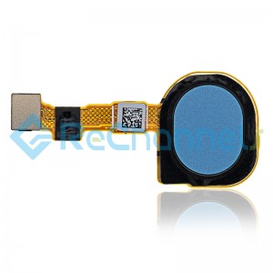 For Samsung Galaxy A11 SM-A115 Power and Fingerprint Sensor Flex Cable Replacement - Blue - Grade S+