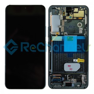 For Samsung Galaxy S22 5G LCD Screen and Digitizer Assembly with Frame Replacement - Green - Grade S+
