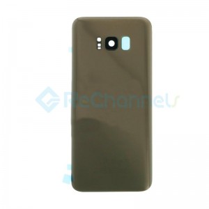 For Sumsung Galaxy S8 Plus G955F Battery Door Cover Replacement - Maple Gold - Grade S+