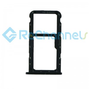 For Huawei Mate 10 Lite SIM Card Tray Replacement - Black - Grade S+