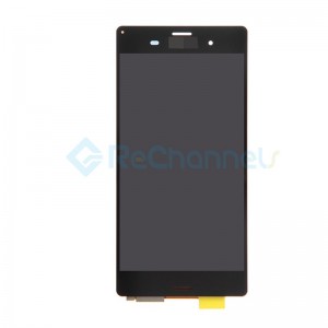 For Sony Xperia Z3 LCD Screen and Digitizer Assembly Replacement - Black - Grade S+ 