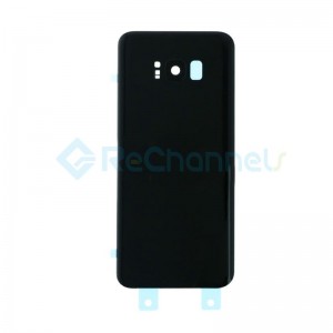 For Sumsung Galaxy S8 Plus G955F Battery Door Cover Replacement - Midnight Black - Grade S+