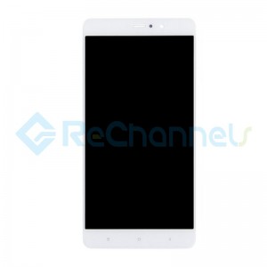 For Xiaomi Mi 5S LCD Screen and Digitizer Assembly with Front Housing Replacement - White - Grade S+