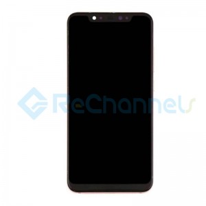 For Xiaomi Mi 8 LCD Screen and Digitizer Assembly with Front Housing Replacement - Gold - Grade S+