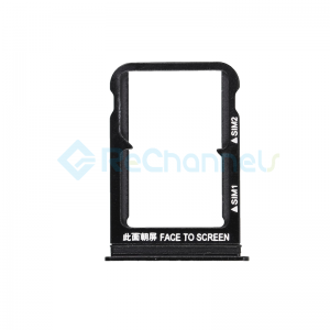 For Xiaomi 8 SIM Card Tray Replacement - Black - Grade S+