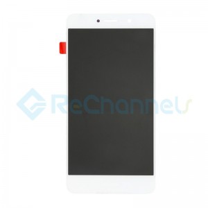 For Huawei Y7 (Enjoy 7 Plus) LCD Screen and Digitizer Assembly Replacement - White - With Logo - Grade S+