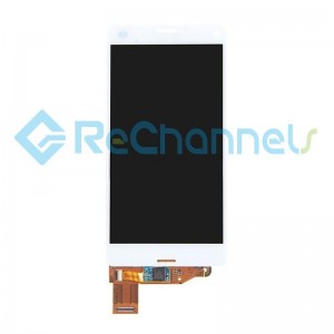 For Sony Xperia Z3 Compact LCD Screen and Digitizer Assembly Replacement - White - Grade S+